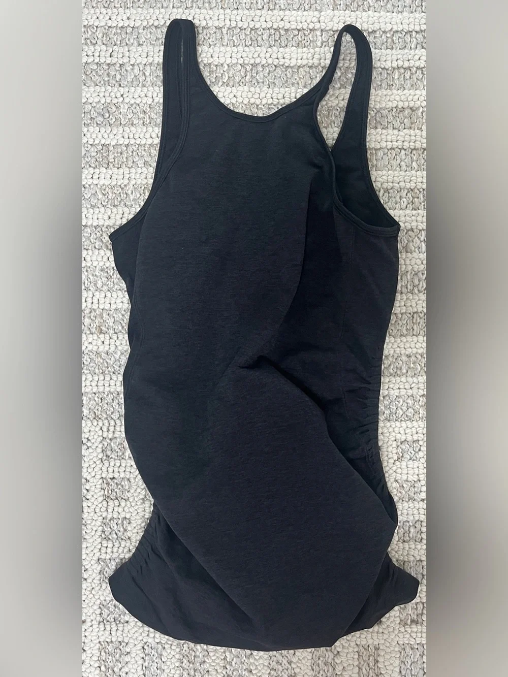 Lululemon Black Strappy Tank Top size 4 - Picture 1 of 8